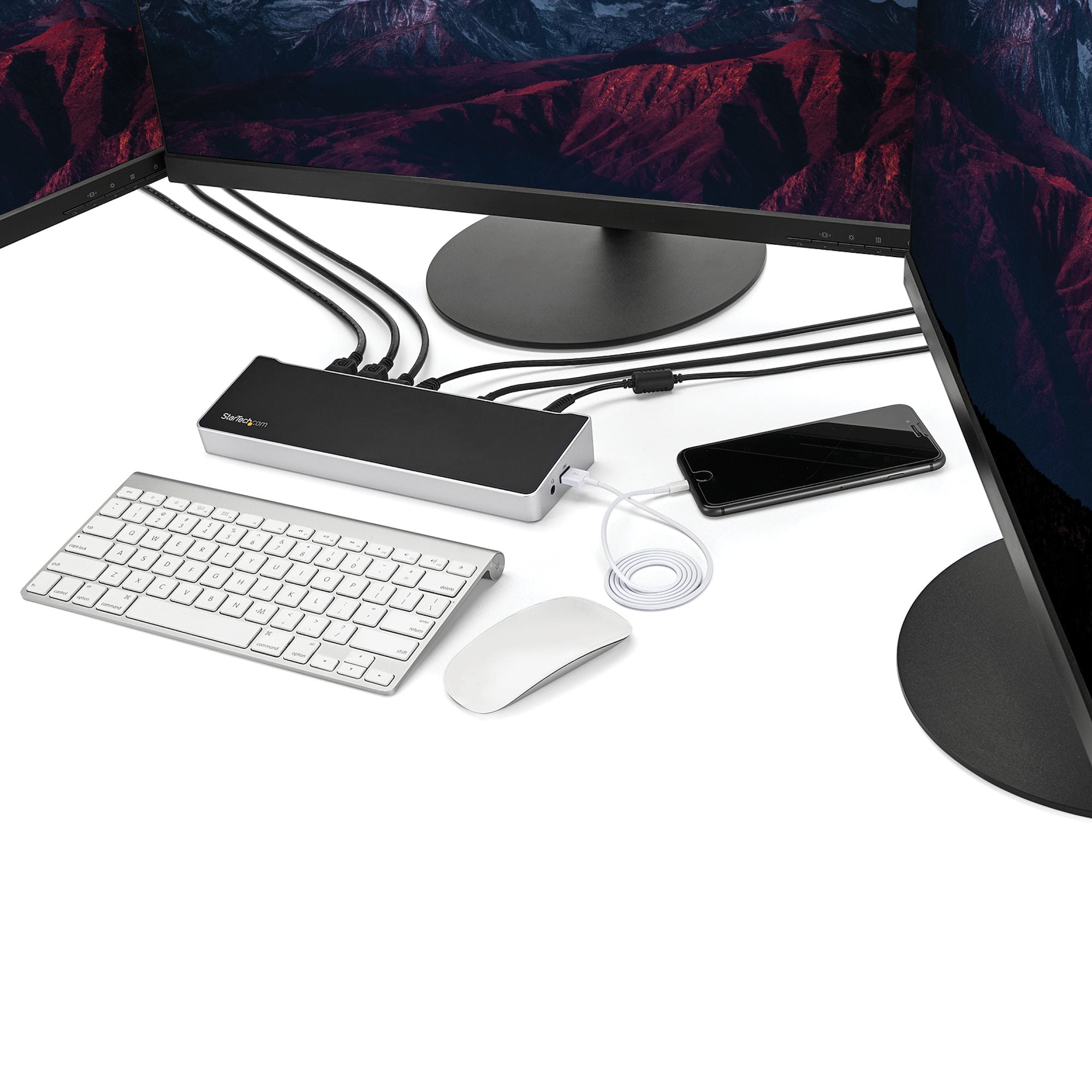 USB-C Dock - Triple 4K Monitor - 100W PD