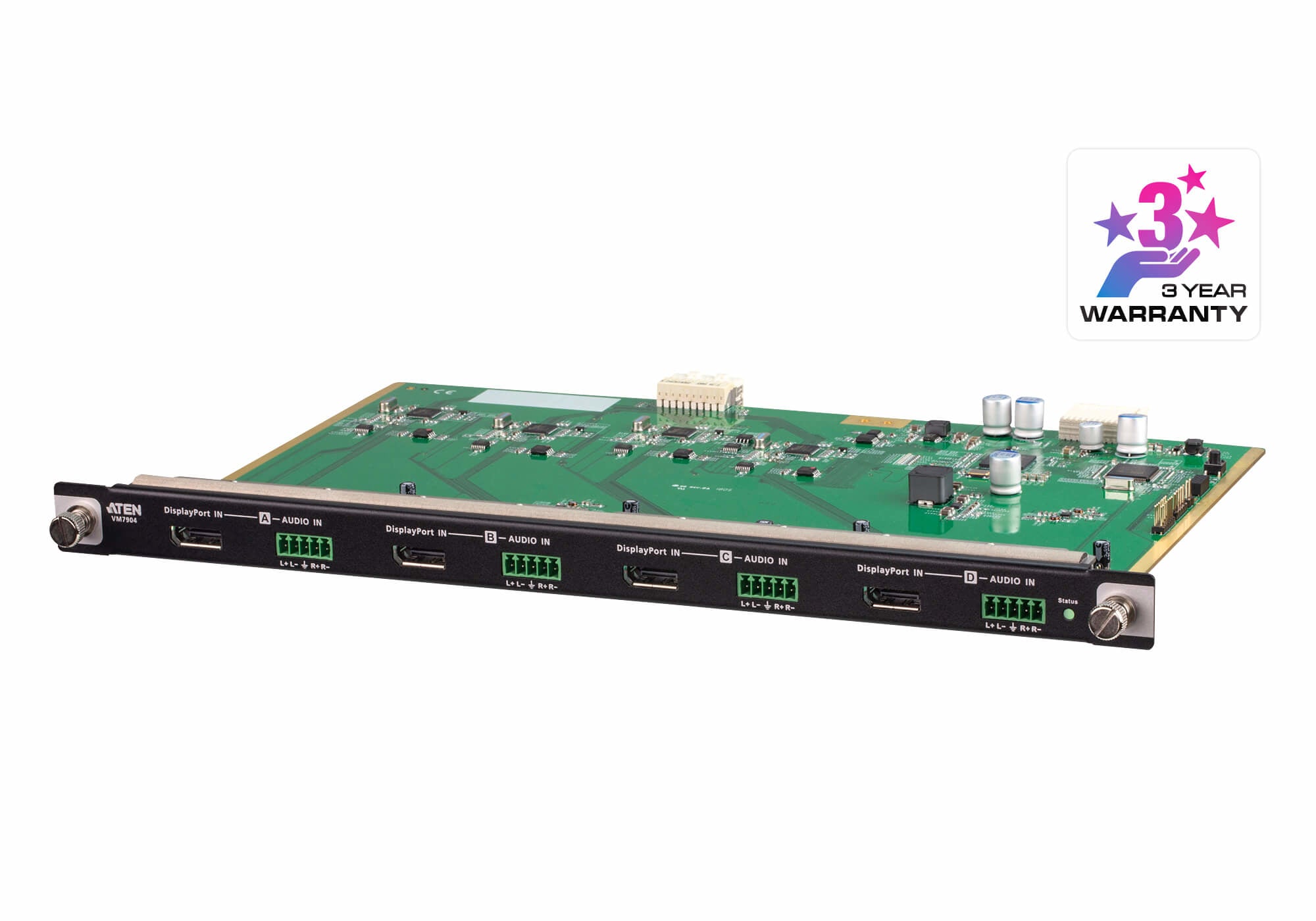 ATEN VM7904 carte 4 entrées DisplayPort 4K pour VM1600/3250