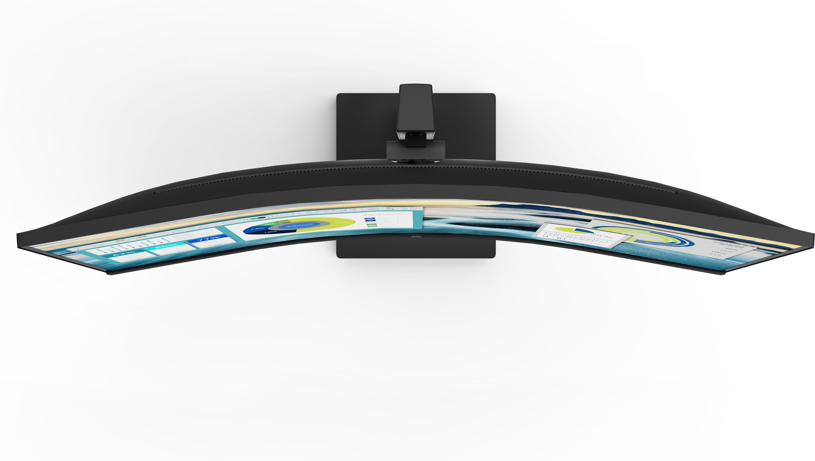 HP Écran incurvé P34hc G4 WQHD 34p WQHD 3440x1440 HDMI USB-C USB port USB hub DisplayPort 3/3/0