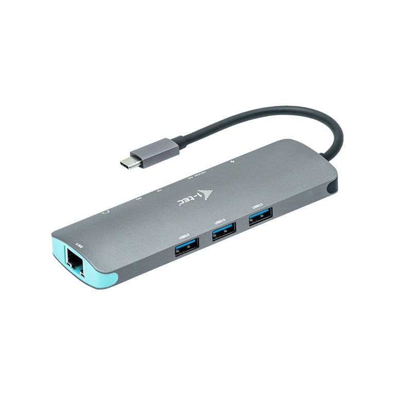 I-TEC USB C Metal Nano Docking Station 1xHDMI4K 1xSD Cardreader 1xmicroSD reader 1xGLAN 3xUSB 3.0 Port 1xUSB-C Sans Alimentation