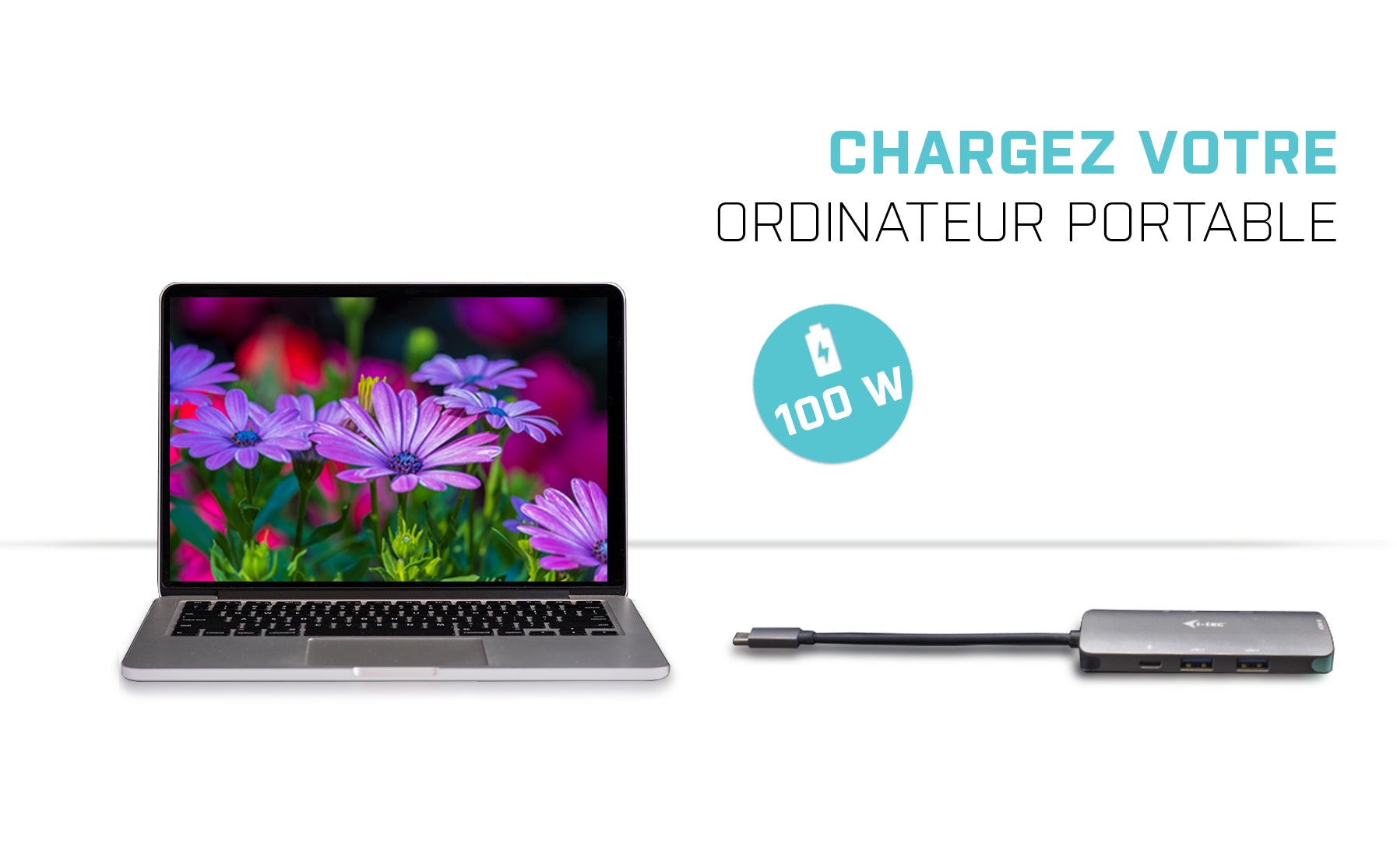 I-TEC USB C Metal Nano Docking Station 1xHDMI 4K 1xSD Cardreader 1xmicroSDCardreader 3xUSB 3.0 Port 1xUSB-C PD sans alimentation