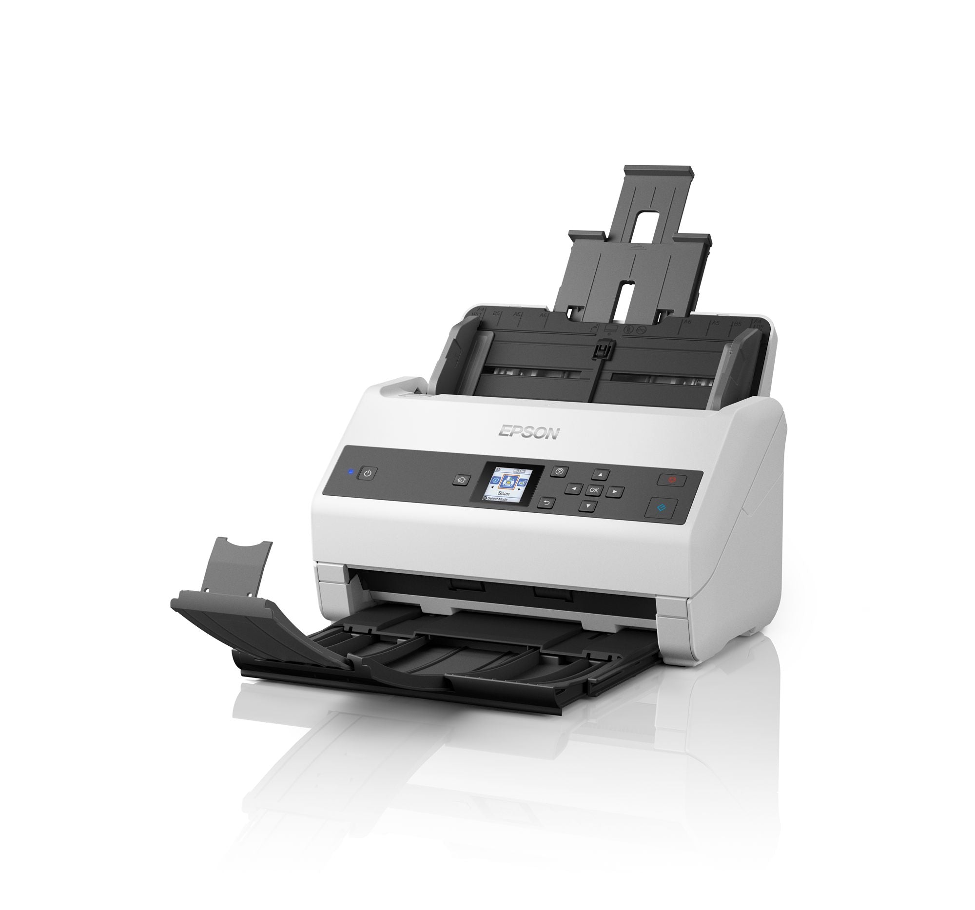 EPSON WorkForce DS-870 Document scanner Contact Image Sensor CIS Duplex A4 600x600dpi 65ppm ADF 100sheets 7000scans/d USB 3.0