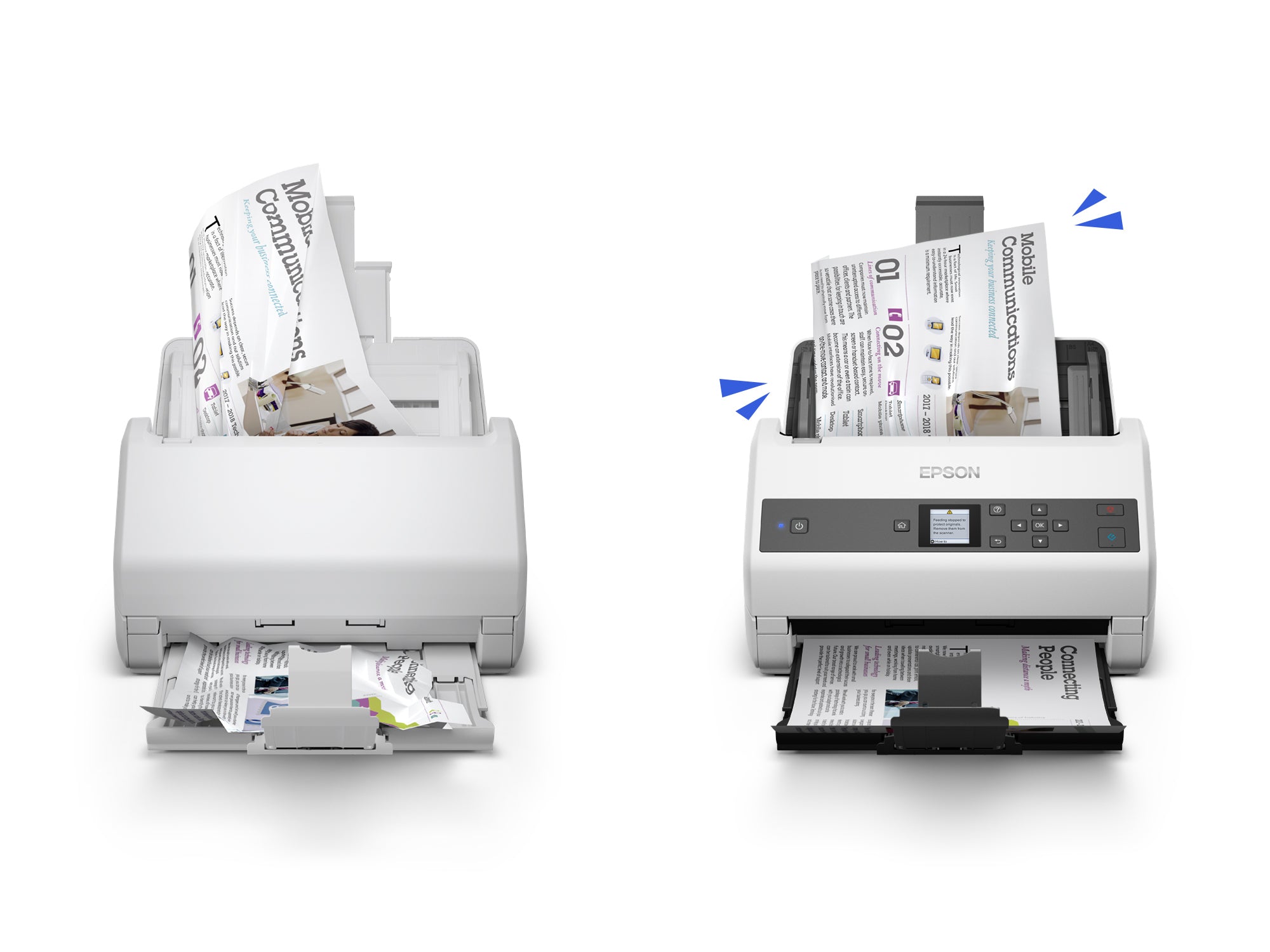 EPSON WorkForce DS-970 Document scanner Contact Image Sensor CIS Duplex A4 600x600dpi 85ppm ADF 100sheets 9000scans/d USB 3.0