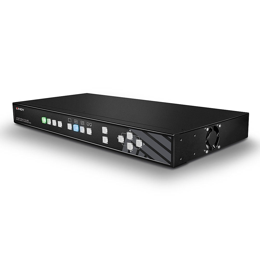 4 Port HDMI 4K Quad View KVM Switch