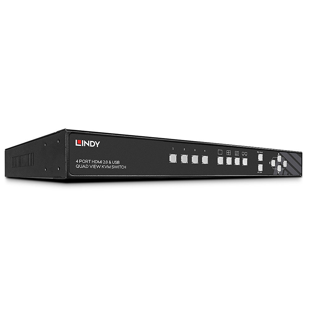 4 Port HDMI 4K Quad View KVM Switch