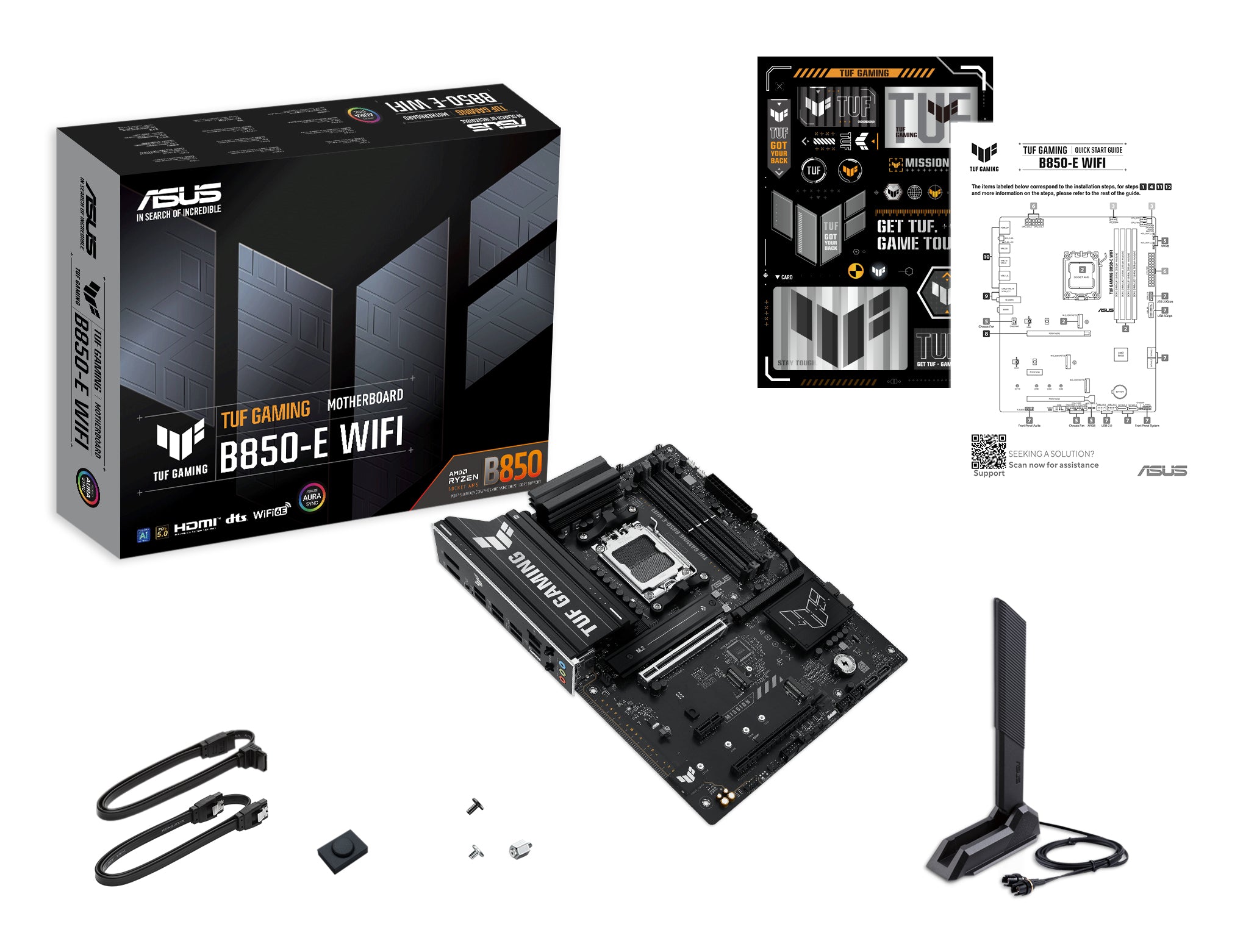 ASUS TUF GAMING B850-E WIFI AM5 MB 4xDDR5