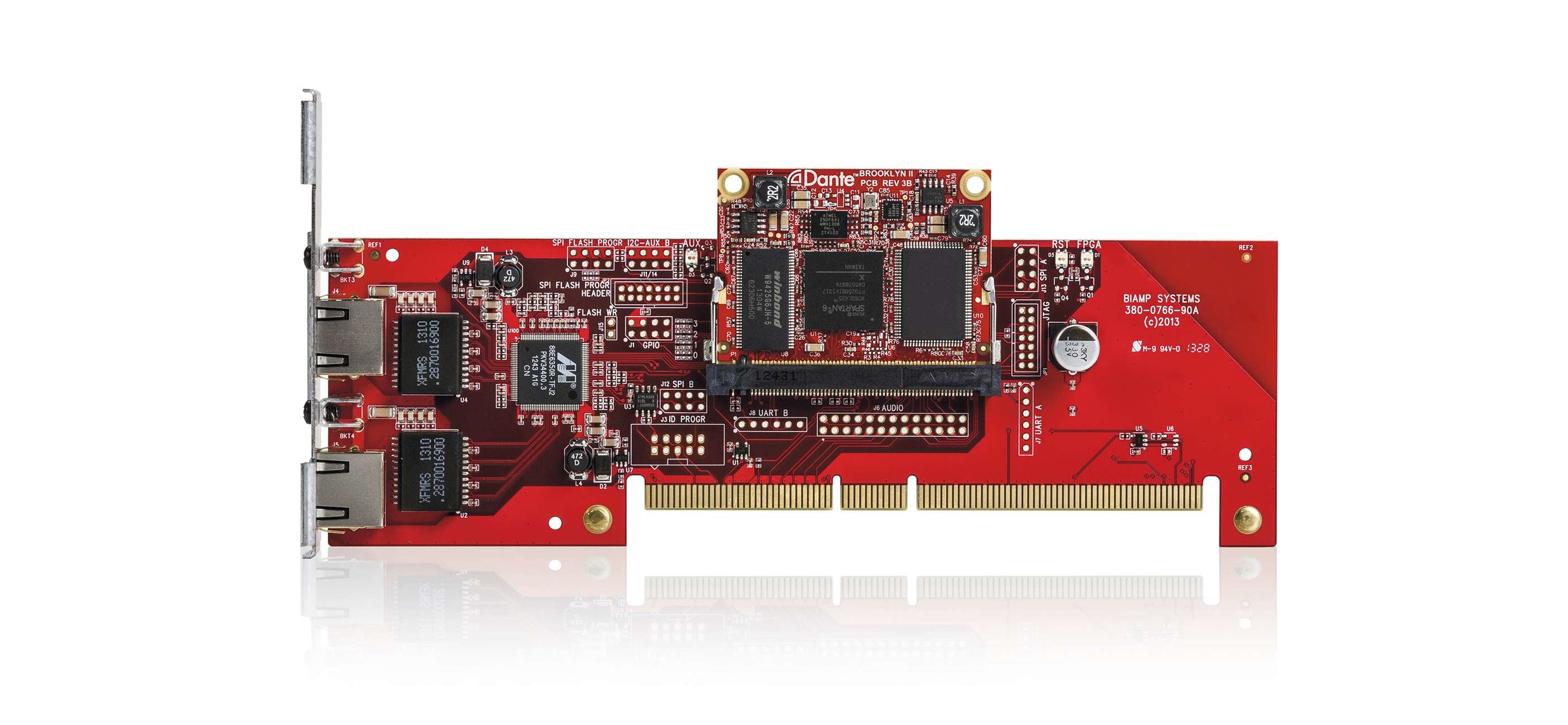 Biamp Tesira 64x64 Dante module for use in SERVER or SERVER-IO chassis