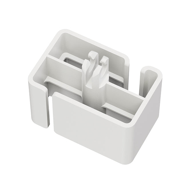 NEOMOUNTS Cable Spine Organizer for sit/stand desk frames magnet mounted white