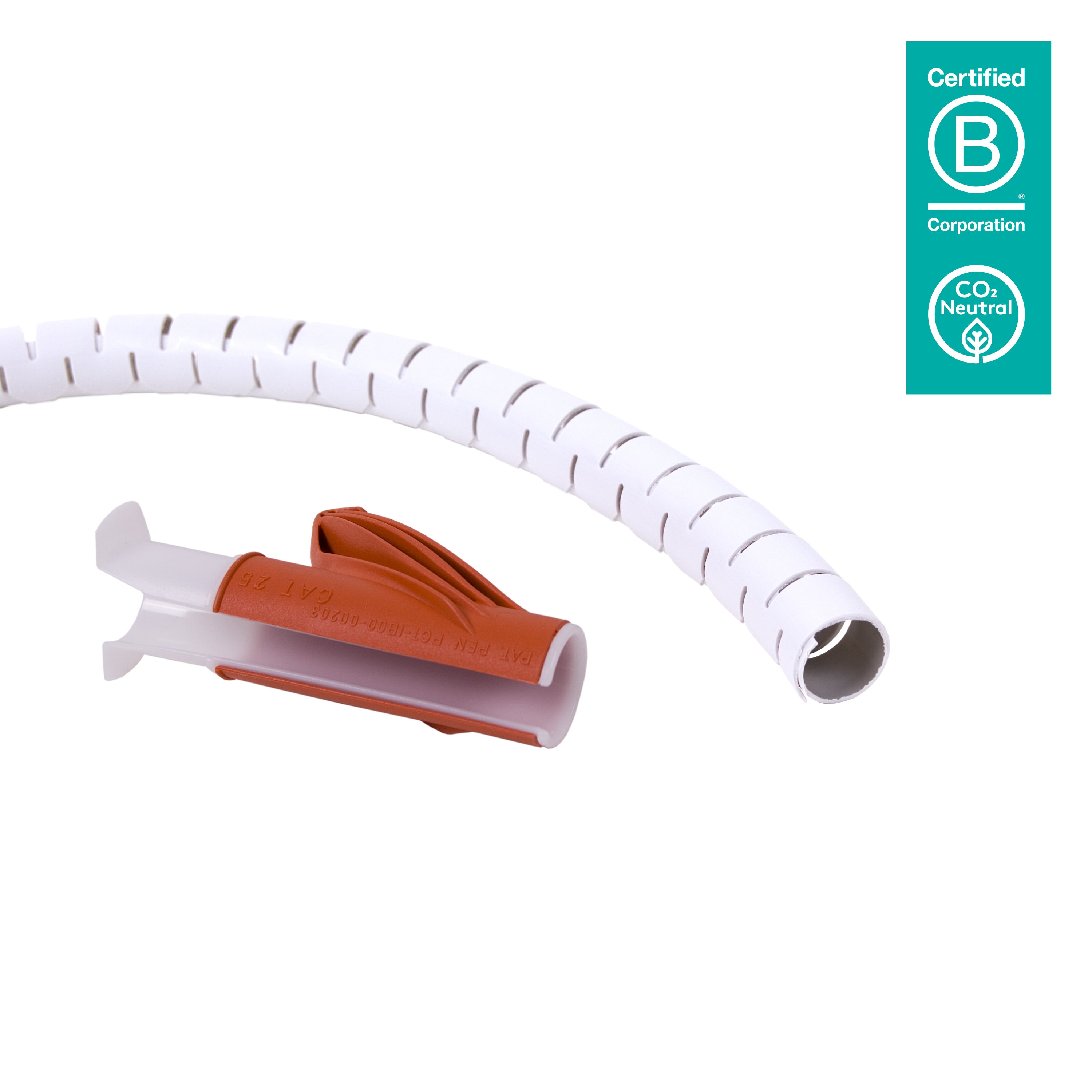 DATAFLEX 33781 CABLE ZIP BLANC AVEC OUTIL A MAIN 25 mm 3 m