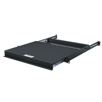 Middle Atlantic SS sliding rack shelf, 1U, 33 cm extension, 22.7 kg load capacity, black