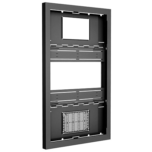 Chief IMPACT ON-WALL KIOSK - 70in PORTRAIT, BLACK