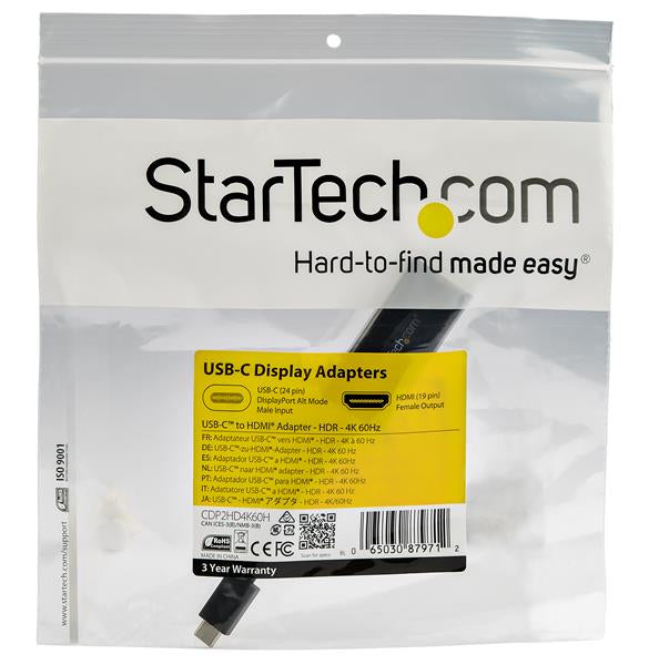 USB-C to HDMI Adapter with HDR - 4K 60Hz