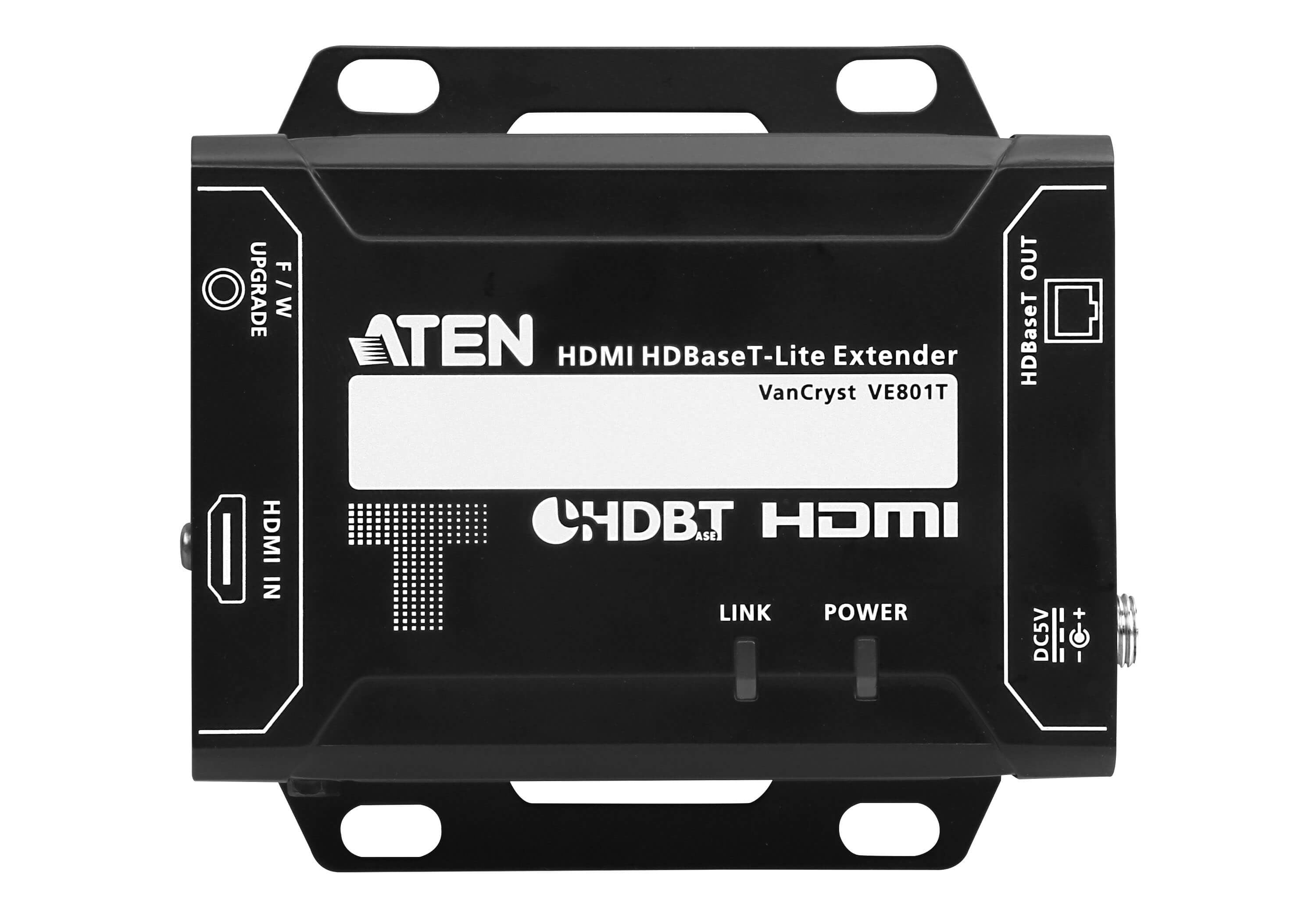 VE801T - 3840 x 2160 pixels - Émetteur AV - 70 m - Noir - HDCP