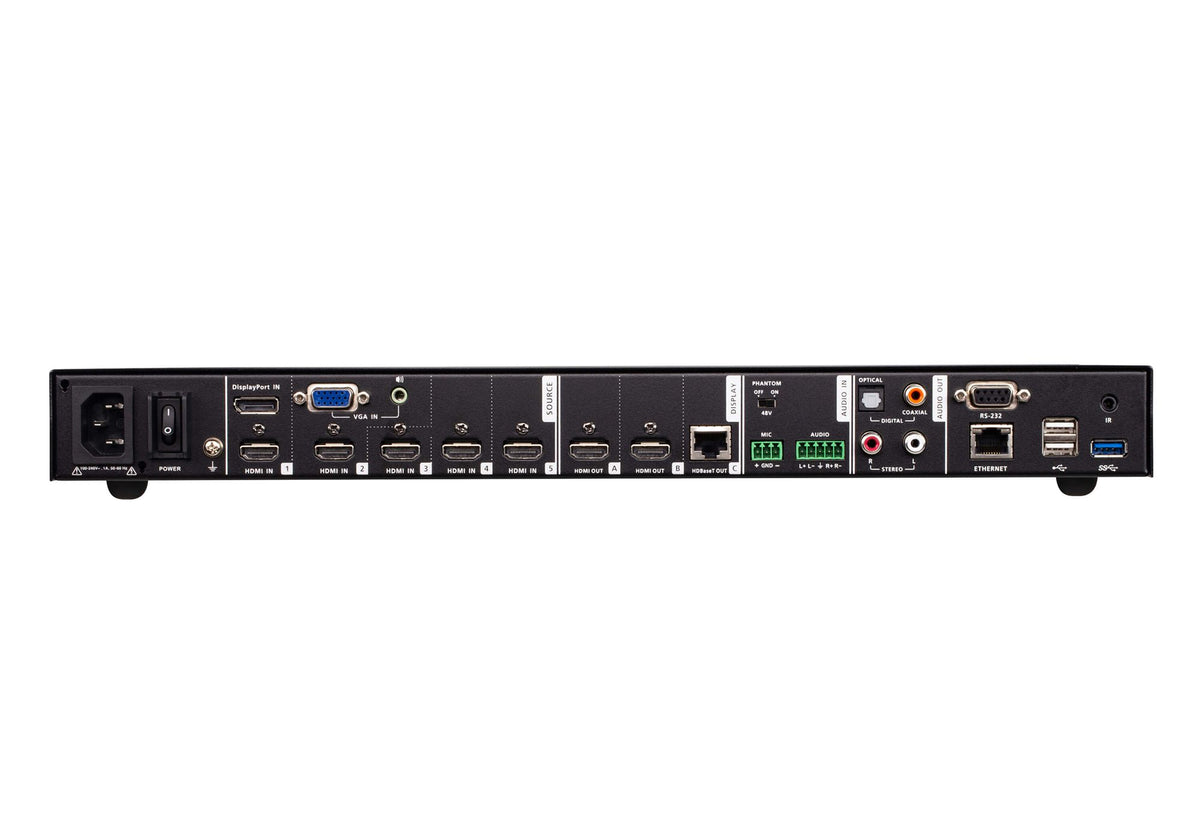 ATEN VP2730 commutateur 7 entrées/3 sorties : DisplayPort, HDMI, VGA, HDBaseT