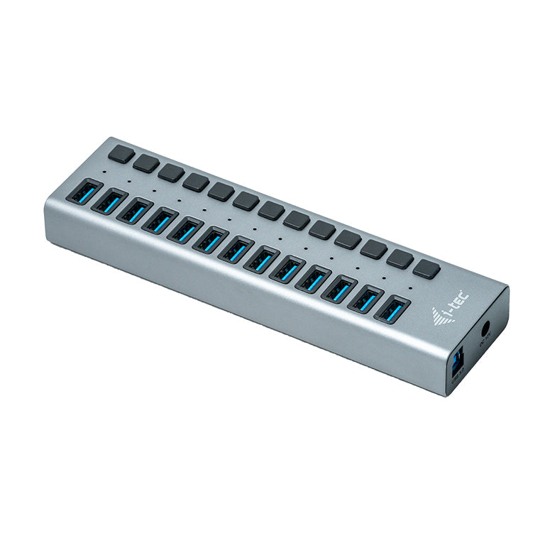 I-TEC USB 3.0 Charging HUB 13port port with external power adapter 60W 13xUSB charging port forTablets Notebooks Ultrabooks PC