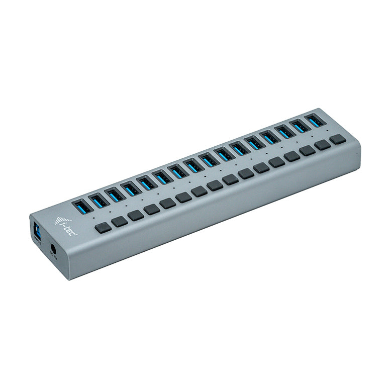 I-TEC USB 3.0 Charging HUB 16port port with external adapter 90W 16xUSB chargingport for Tablets Notebooks Ultrabooks PC