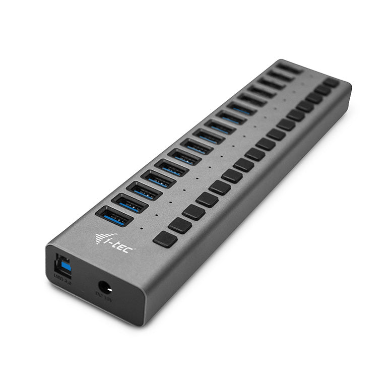 I-TEC USB 3.0 Charging HUB 16port port with external adapter 90W 16xUSB chargingport for Tablets Notebooks Ultrabooks PC