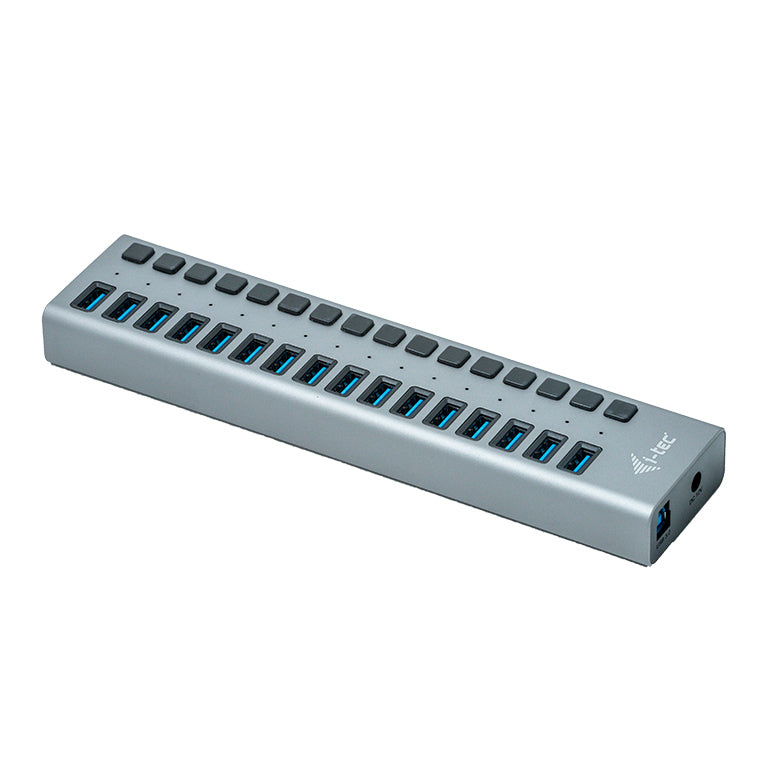 I-TEC USB 3.0 Charging HUB 16port port with external adapter 90W 16xUSB chargingport for Tablets Notebooks Ultrabooks PC