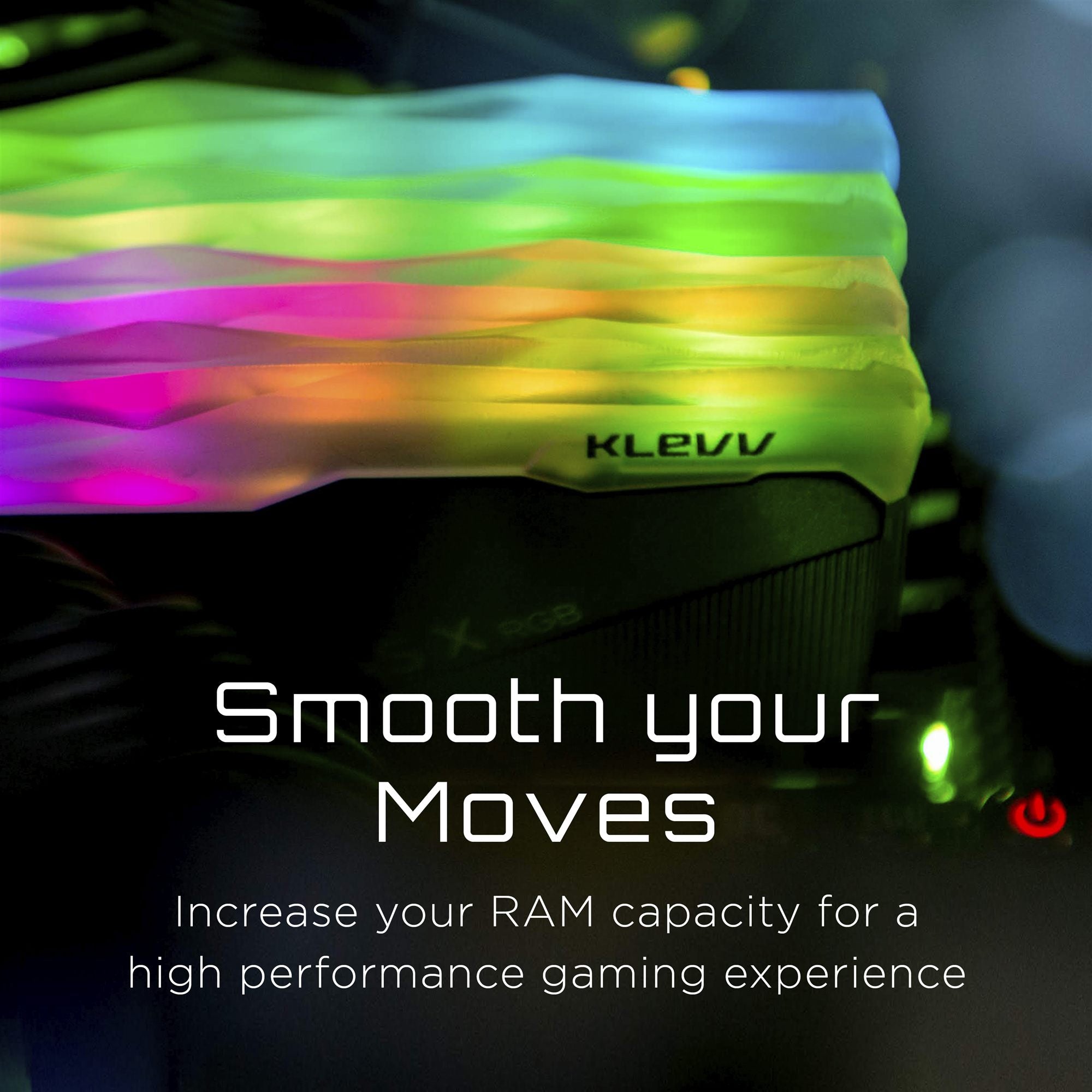 16GB 2X8GB RGB GAMING DDR4 3200MHZ KLEVV