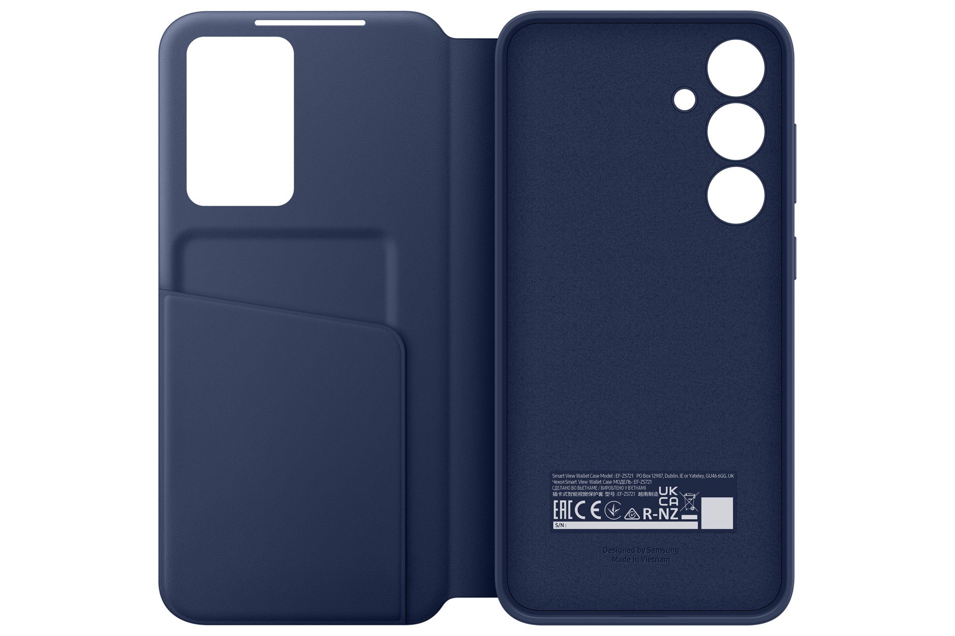 Samsung S24 FE Smart View Wallet Blue