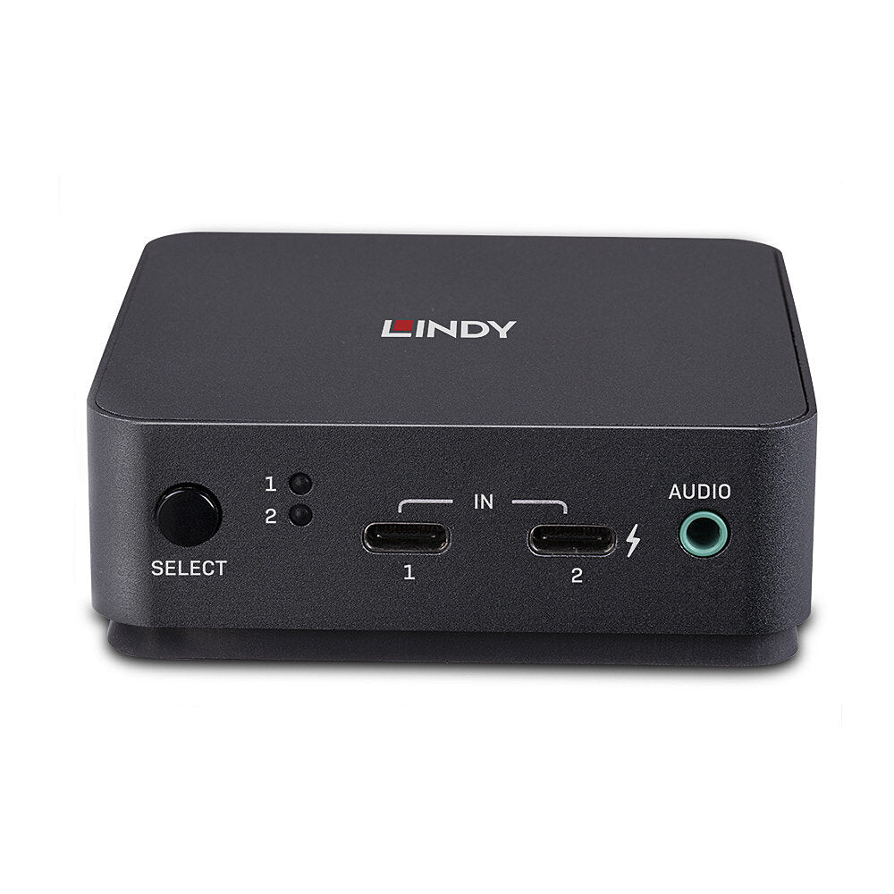 LINDY 2 Port Type C DisplayPort 1.2 KVM Switch