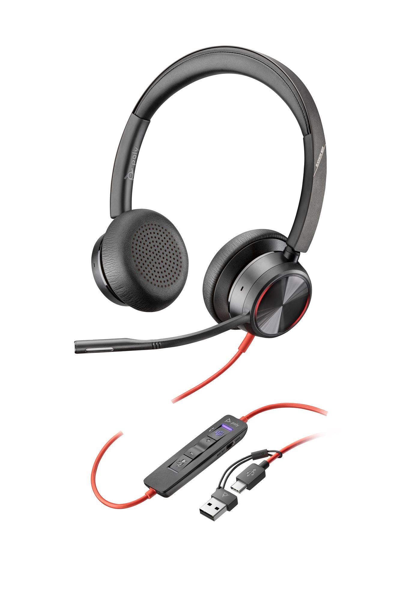 Poly BW 8225 Stereo -M USB-C HS+USB-C/A