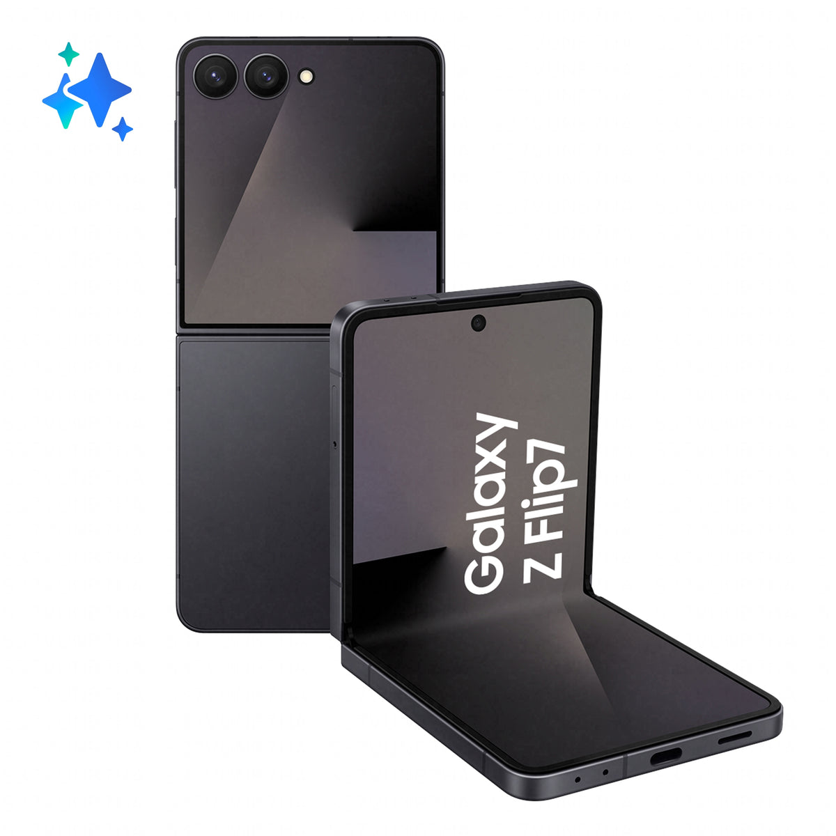 Samsung Galaxy Z Flip7 F766B 5G Double SIM 12 Go RAM 512 Go - Noir profond