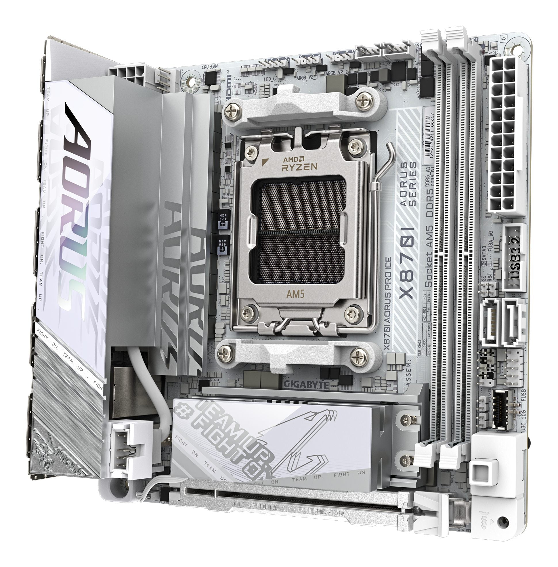 GIGABYTE X870I AORUS PRO ICE carte mere AMD X870 Emplacement AM5 Micro ITX
