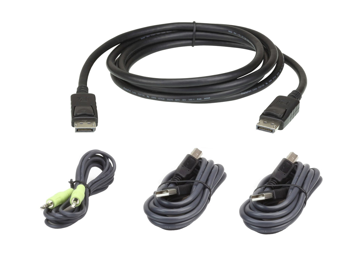 ATEN 2L-7D03UDPX4 câble kvm Noir