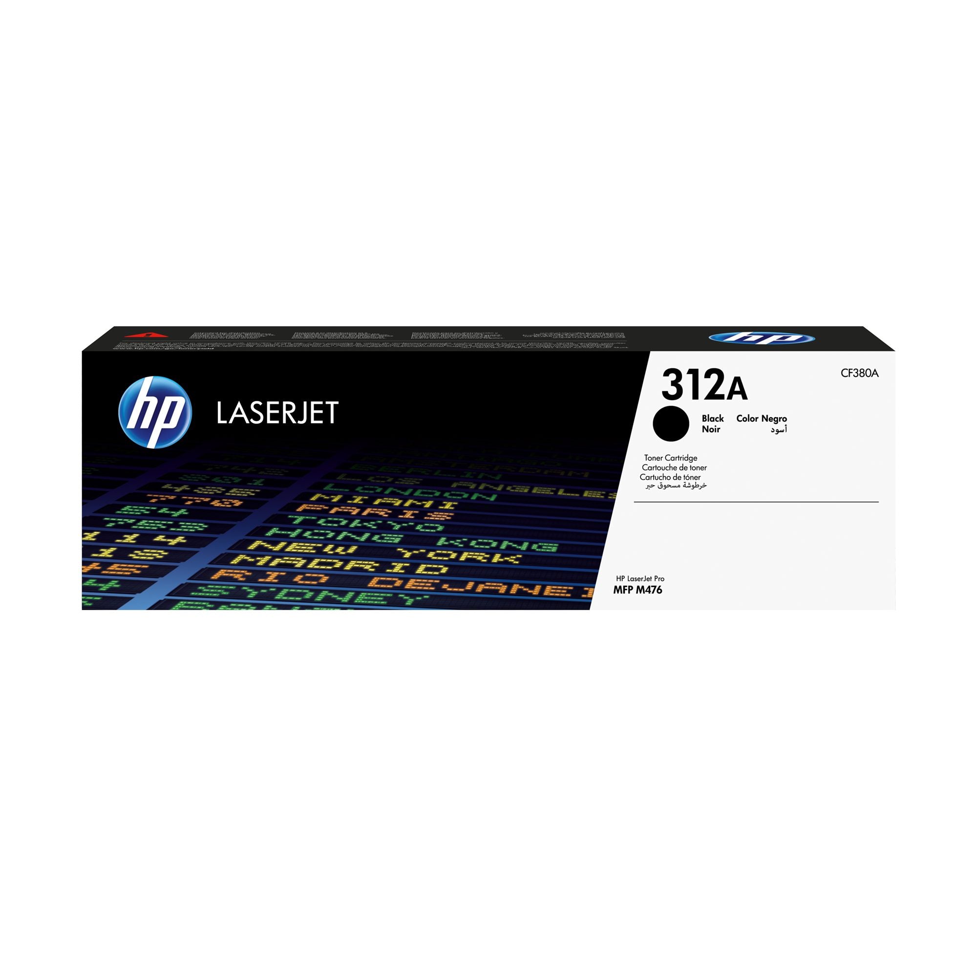 HP 312A original Toner cartridge CF380A black standard capacity 2.400 pages 1-pack