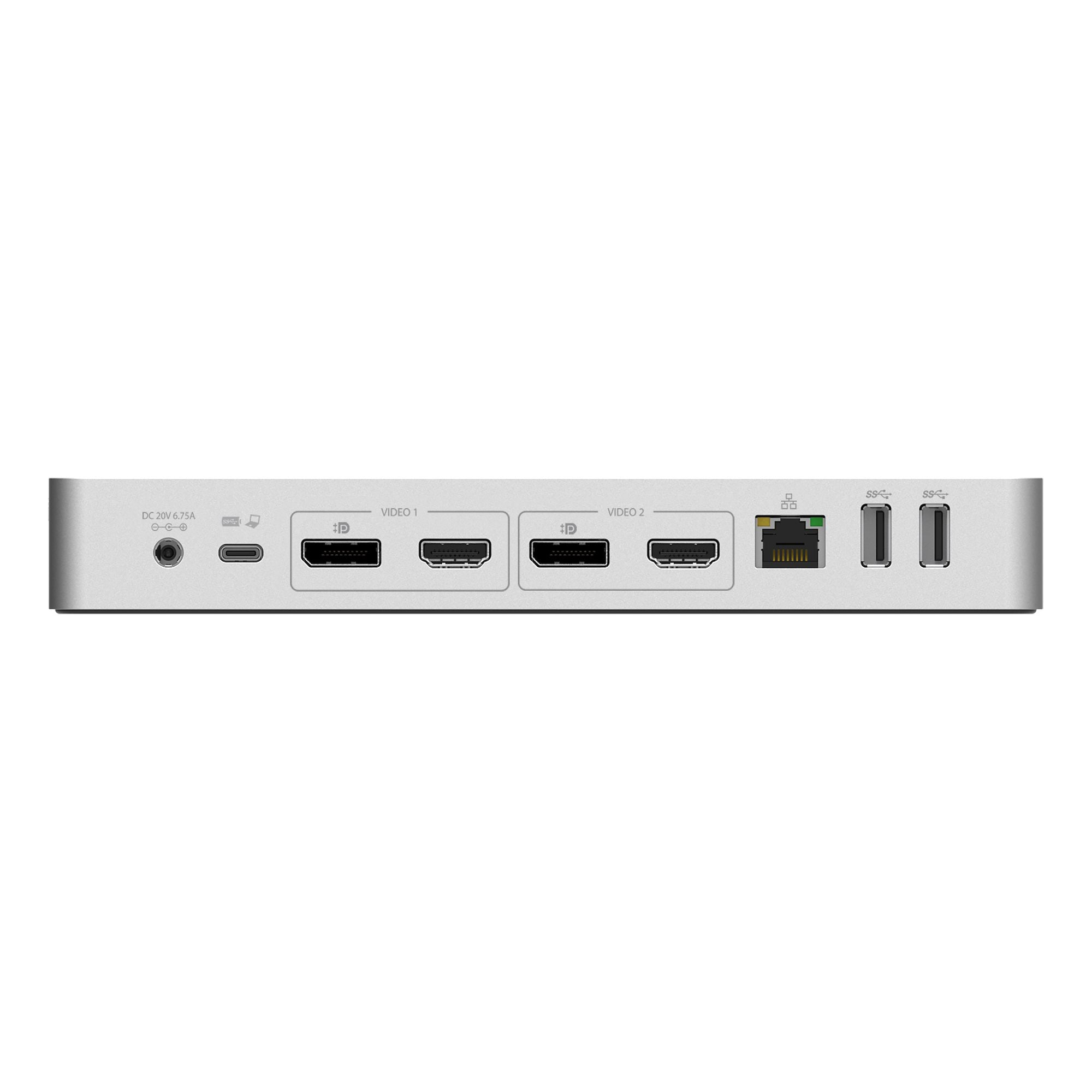 StarTech.com DK30C2DPPDUE station d'accueil Avec fil USB 3.2 Gen 1 (3.1 Gen 1) Type-C Noir, Gris