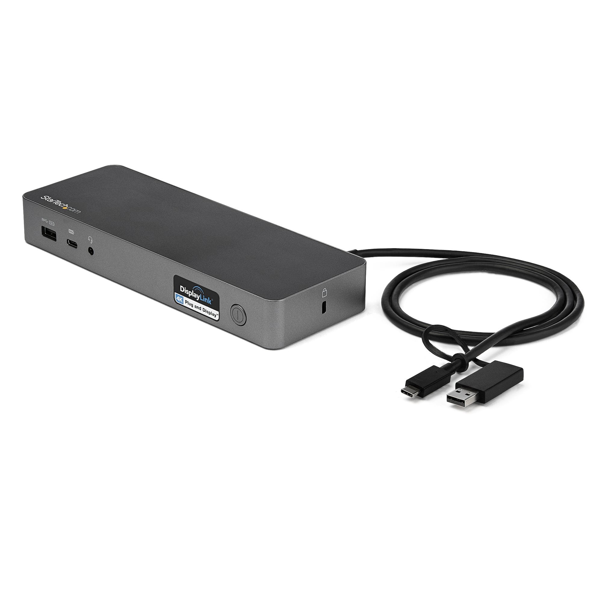 StarTech.com DK30C2DPPDUE station d'accueil Avec fil USB 3.2 Gen 1 (3.1 Gen 1) Type-C Noir, Gris