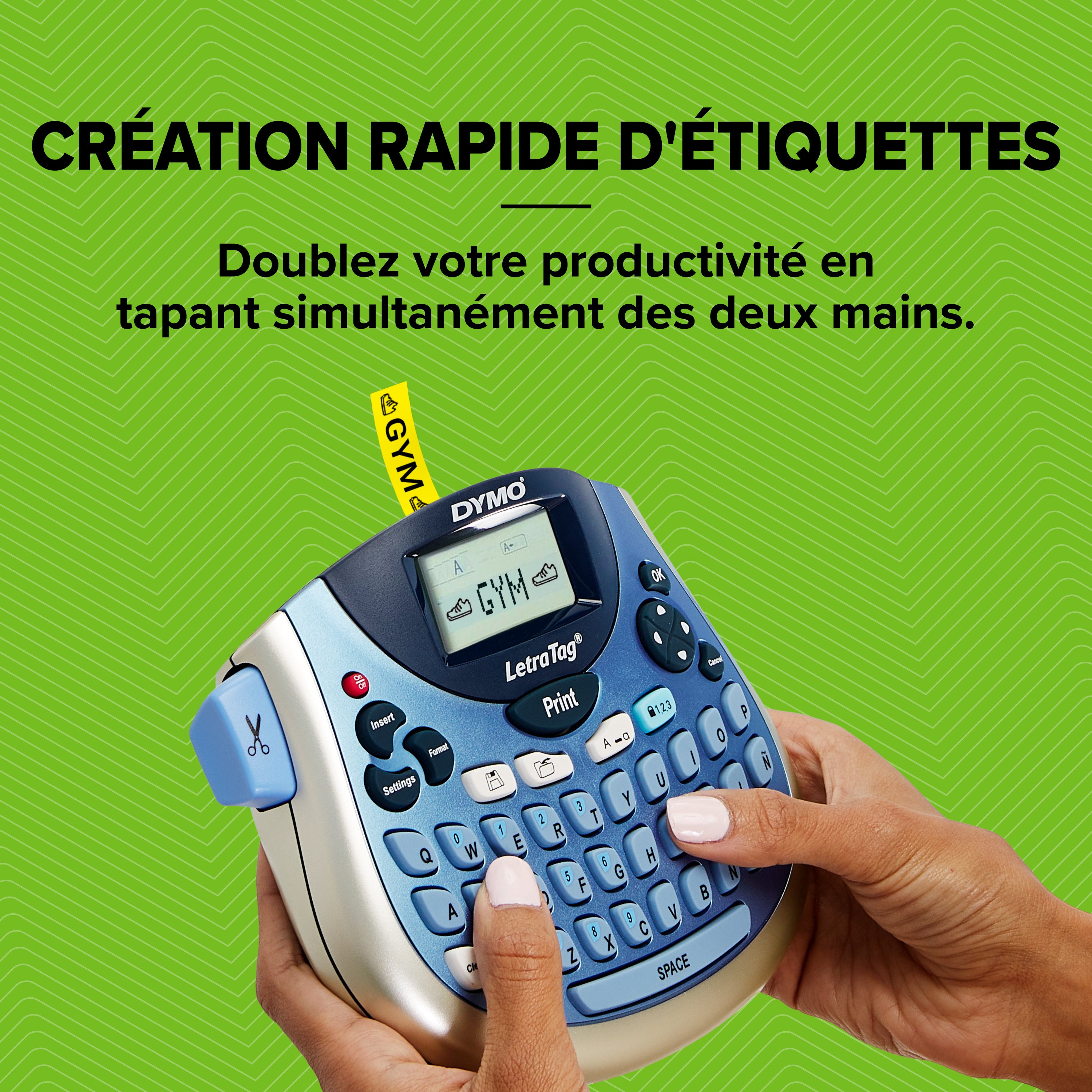 DYMO Etiqueteuse Letratag LT-100T portable