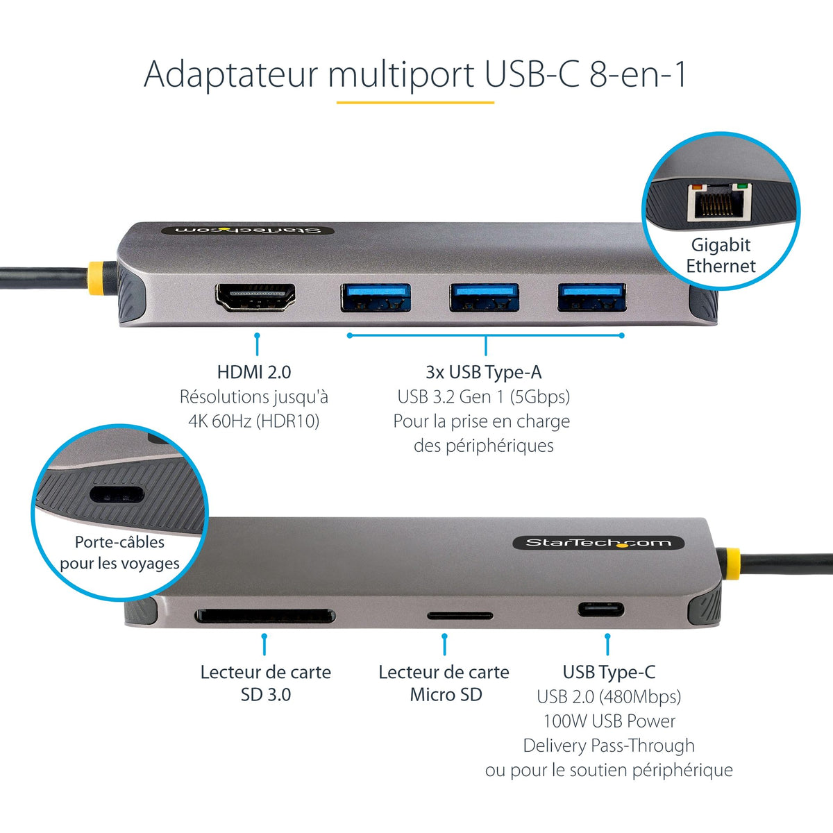 USB C Multiport Adpt 4K 60Hz HDMI PD