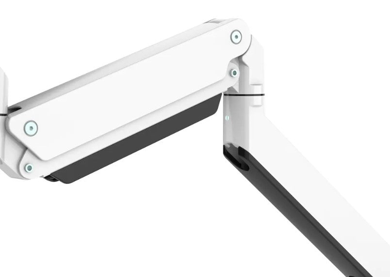 NEOMOUNTS NM-D775DX3WHITE Support décran à fixer 17-27p - ressort à gaz - Topfix - arrêt 180