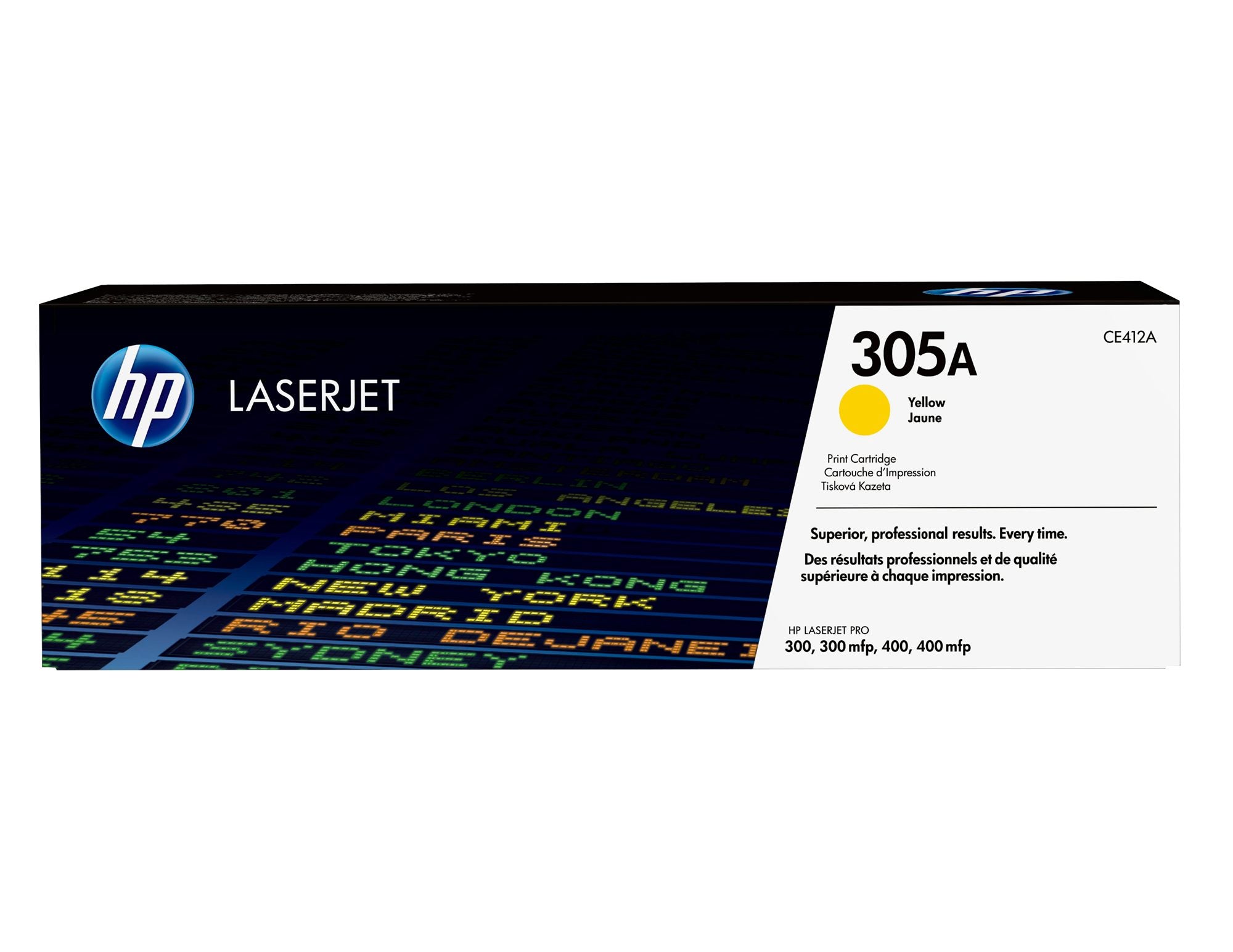 HP 305A original LaserJet Toner cartridge CE412A yellow standard capacity 2.600 pages