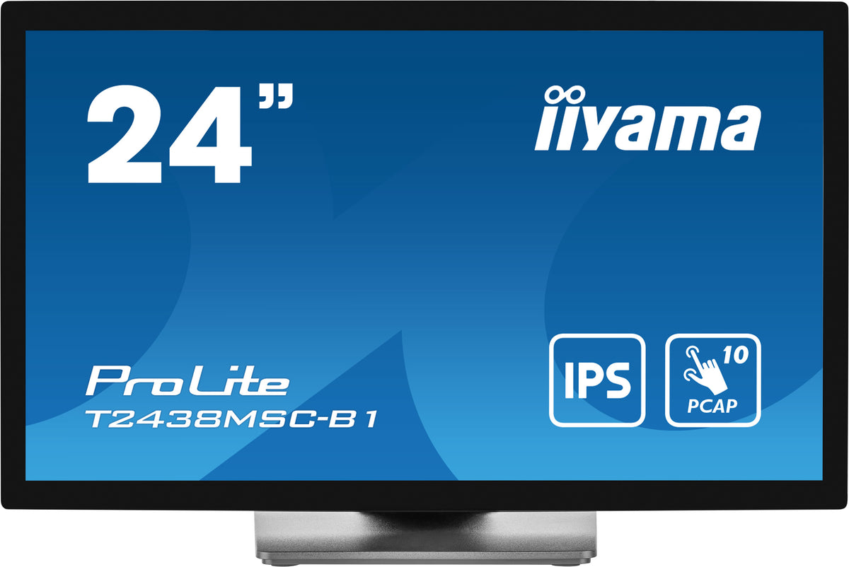 "iiyama ProLite T2438MSC-B1 écran plat de PC 60,5 cm (23.8"") 1920 x 1080 pixels Full HD LED Écran tactile Noir"