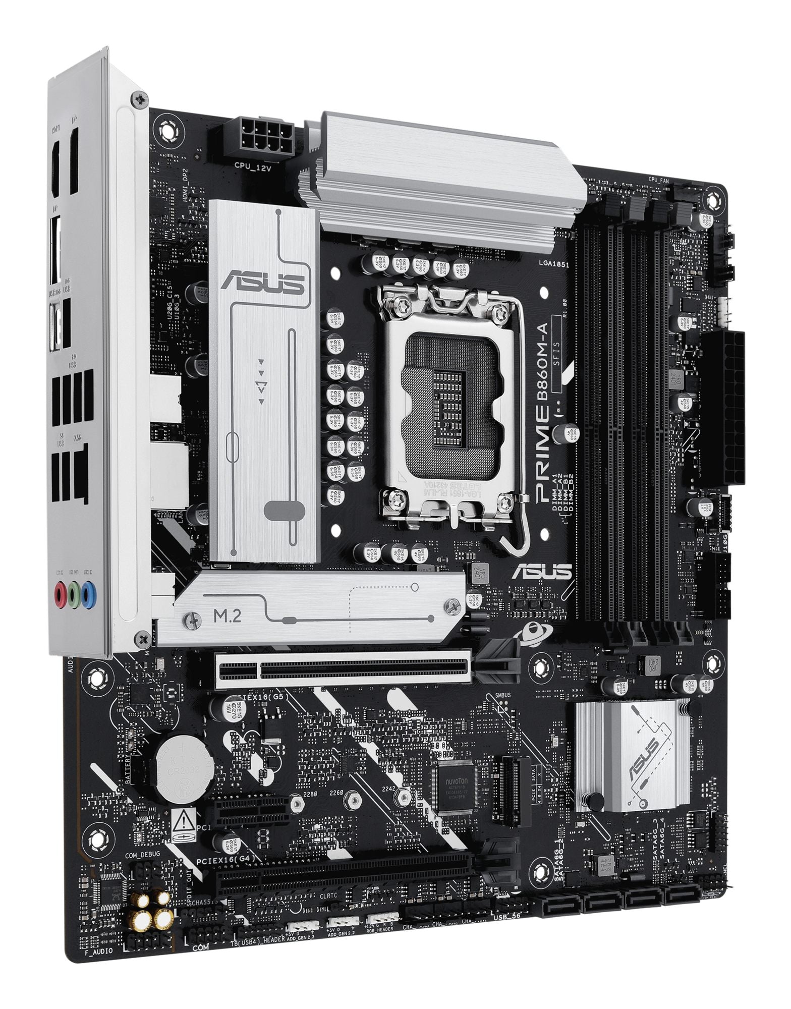 ASUS PRIME B860M-A-CSM LGA1851 DDR5 micro ATX MB 1xHDMI 2xDP 2xM.2 4xSATA