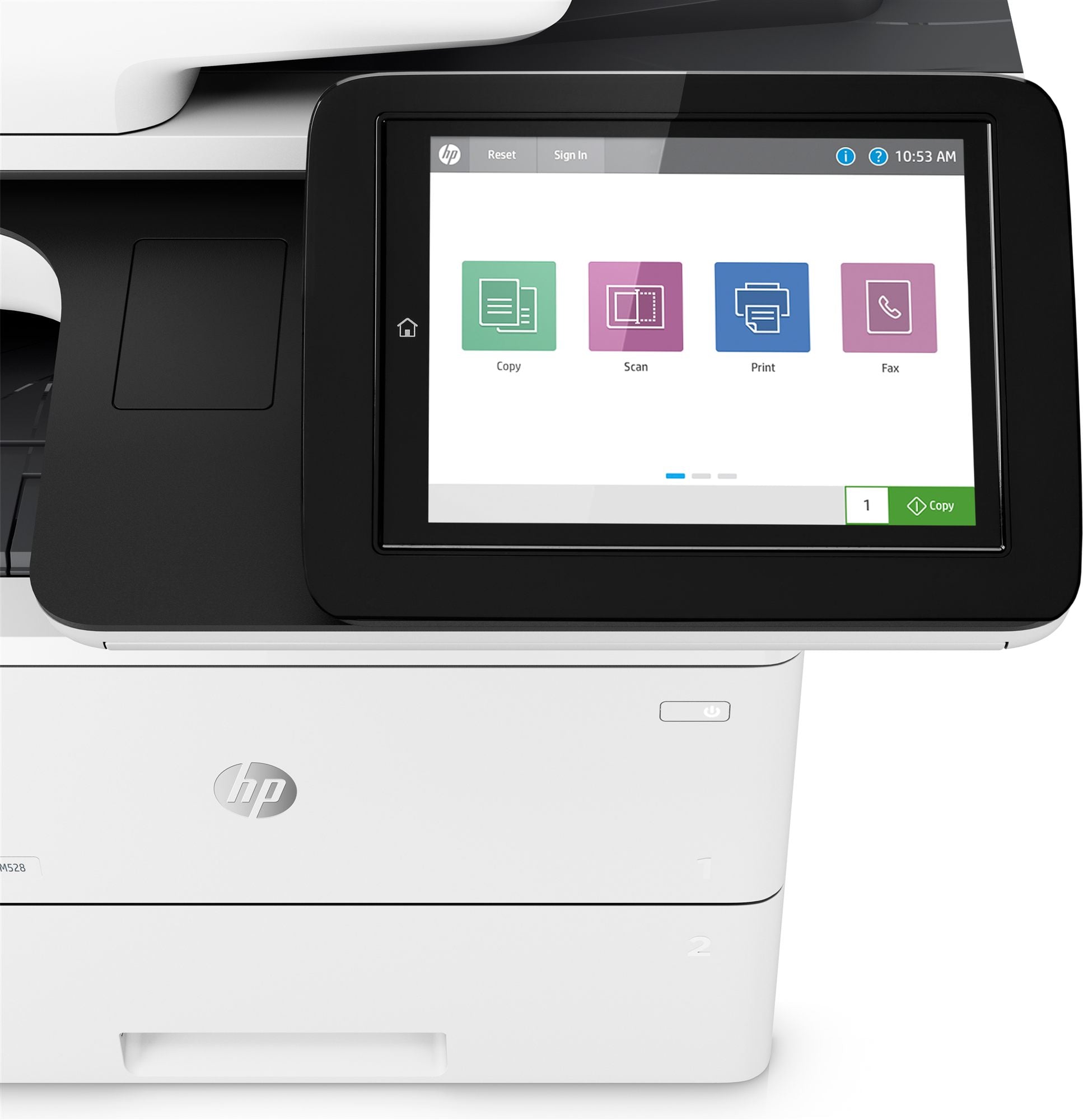 HP LaserJet Enterprise MFP M528f MFP Mono laser A4 43ppm Copy 43ppm Print 650sheets USB LAN