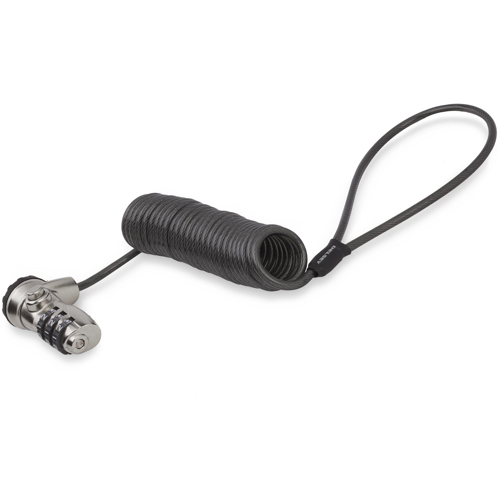 Cable Lock - Self-Coiling Cable Keyless