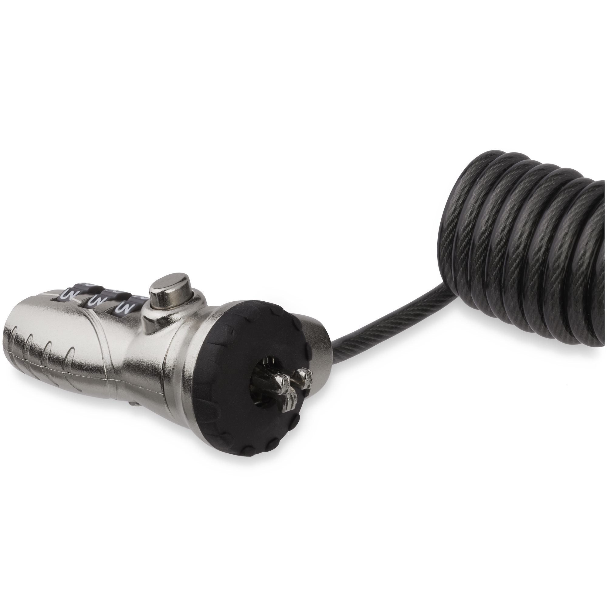 Cable Lock - Self-Coiling Cable Keyless