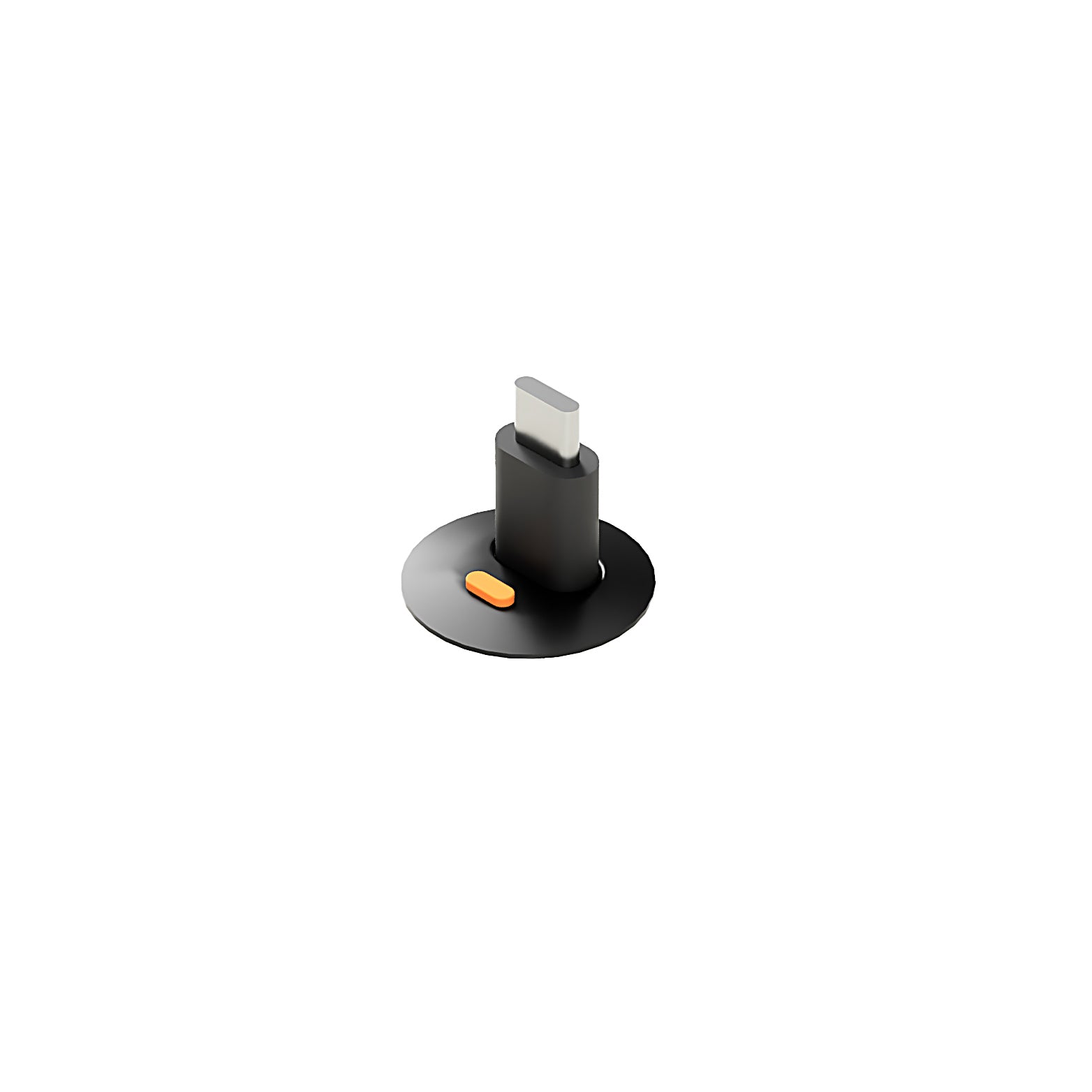 Ochno Socket, pull out, LED button, black