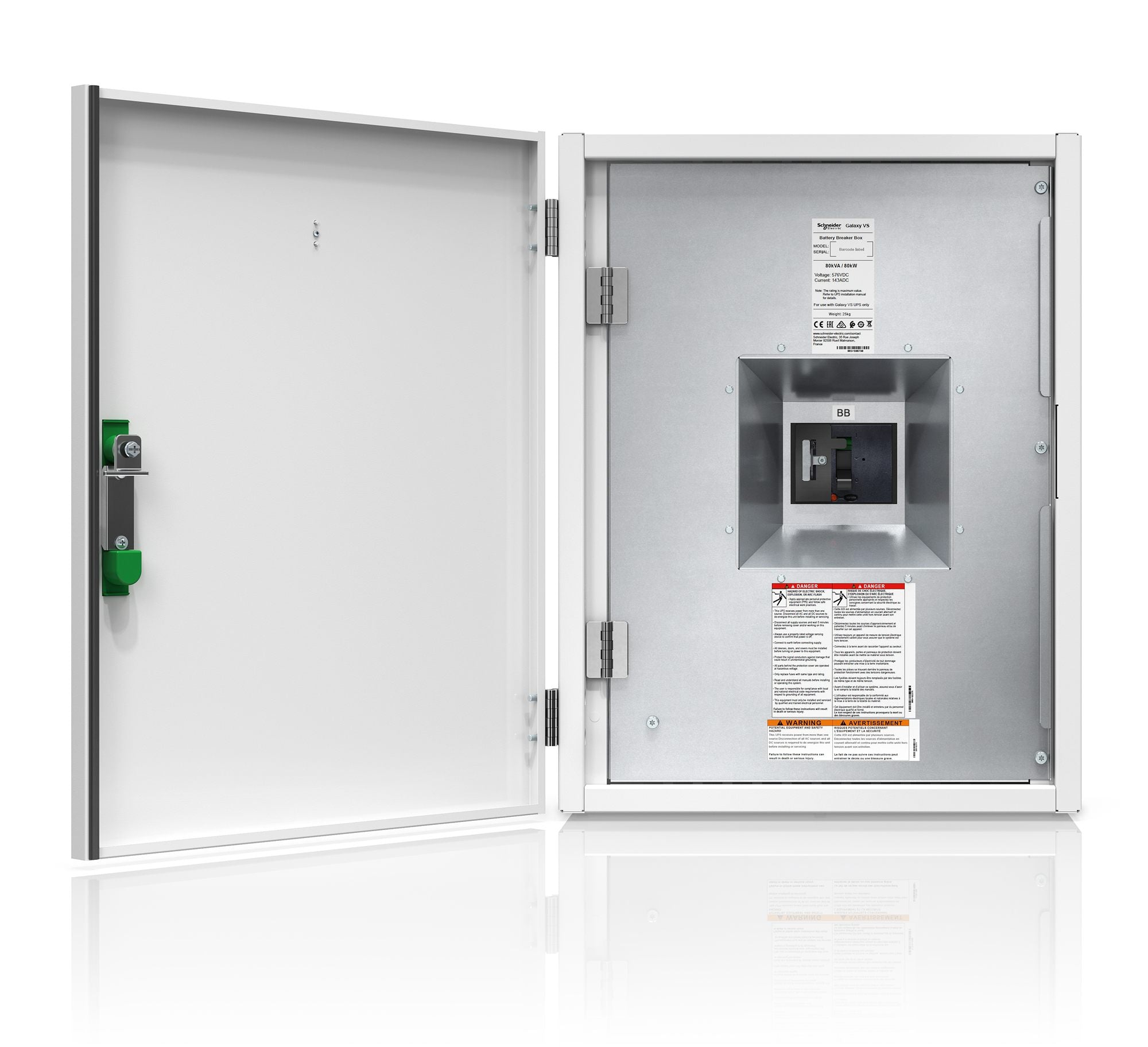 Galaxy VS Batt Breaker Box 20-80kW 400V