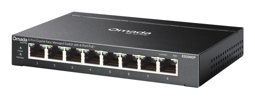 ES208GPOmada 8-Port Gigabit Easy Manage