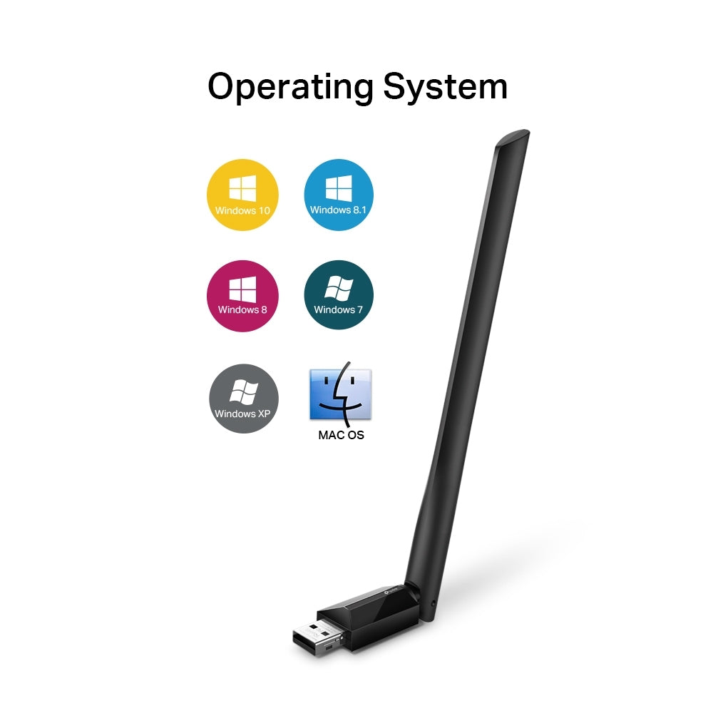 AC600 High Gain Wi-Fi Dual Band USB Adap