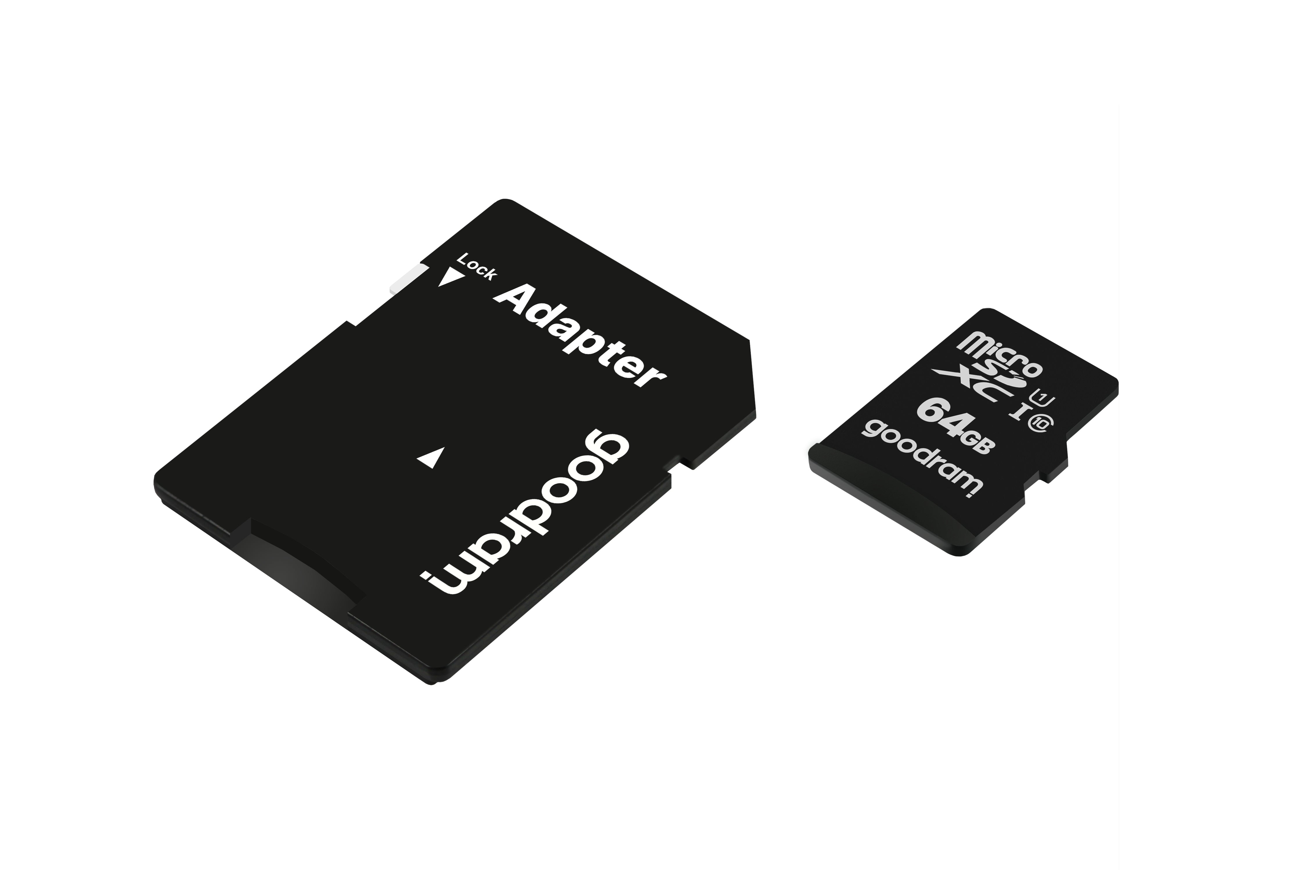 Carte Mémoire GoodRAM 64 Go (Avec Adaptateur carte SD)