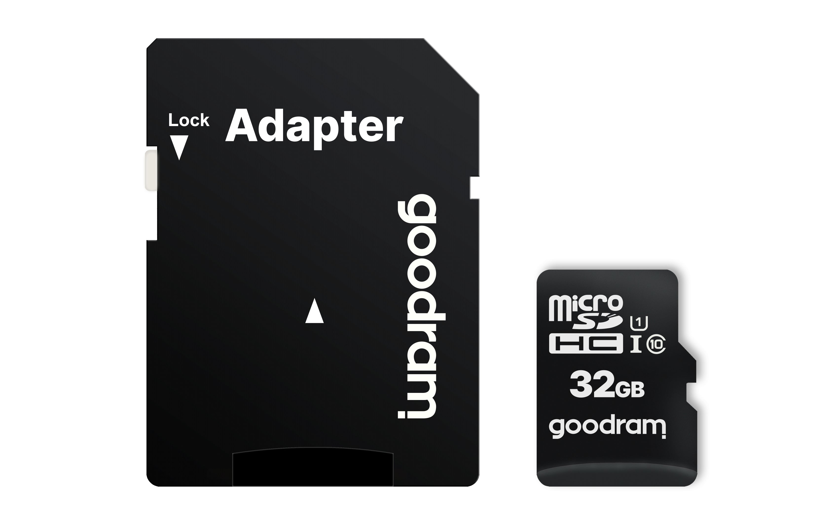 Carte Mémoire GoodRAM 32 Go (Avec Adaptateur carte SD)
