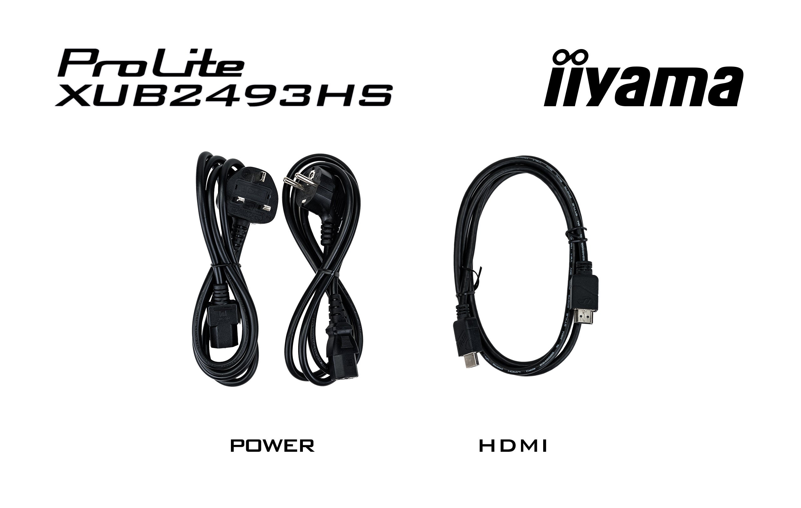 "iiyama ProLite XUB2493HS-B6 écran plat de PC 60,5 cm (23.8"") 1920 x 1080 pixels Full HD LED Noir"