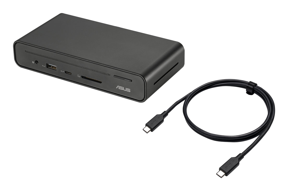 ASUS DC301 3 Display USB-C Docking - Station d'accueil USB-C Triple écran - Chargeur 150w