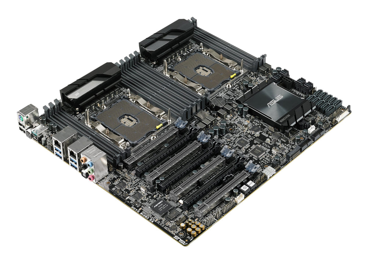 ASUS WS C621E SAGE BMC LGA 3647 Workstation Board Intel C621 with quad-strength graphics support and 12 DDR4 memory slots